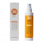 Crema solara spray pentru corp SPF50 cu ganoderma, 150ml - Bioearth