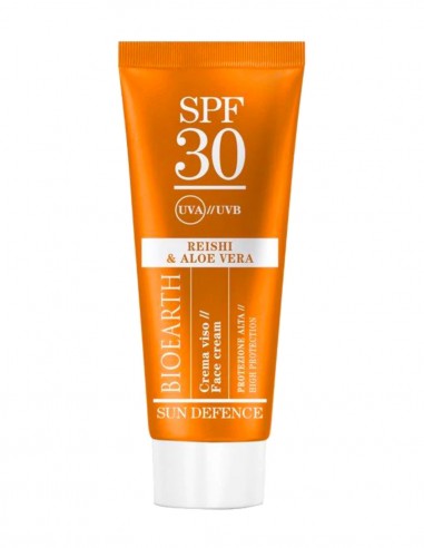 Crema solara ten SPF30 cu ganoderma si aloe - Sun Defence Bioearth