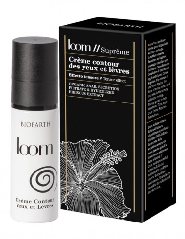 Crema riduri ochi si buze cu extract de melc, 30ml - Loom Supreme Bioearth