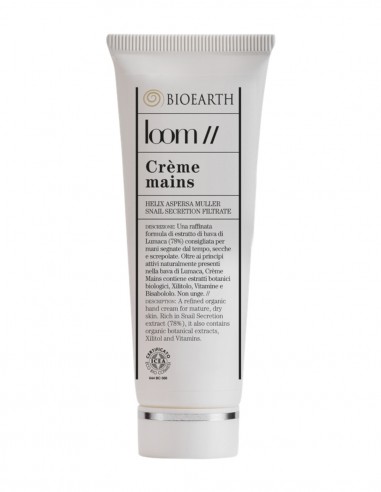 Crema de maini bio cu melc, 50ml - Loom Bioearth