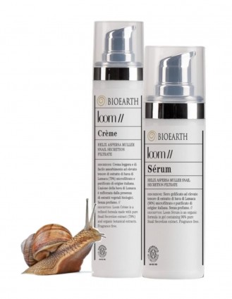 Set cosmetice cu melc ten mixt, gras, impur - Bioearth