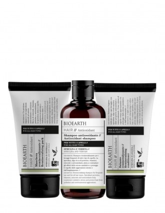 Set ingrijire par cu spirulina - Hair Bioearth