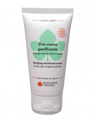 Deodorant crema purificator, 50ml - Biofficina