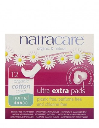 Absorbante de noapte Ultra Extra Normal 12 buc - Natracare