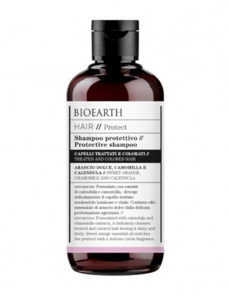 Sampon bio protector par tratat chimic, 250ml - Hair Bioearth