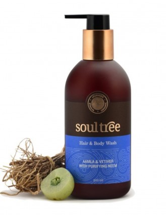 Sampon si gel de dus cu amla, vetiver, neem, 250ml - Soultree