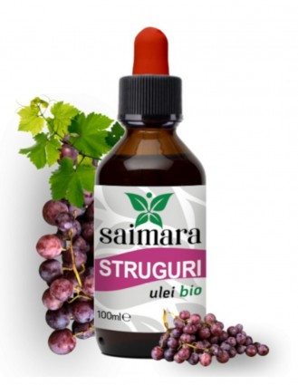 Ulei din Samburi de Struguri Bio, 100ml - Saimara