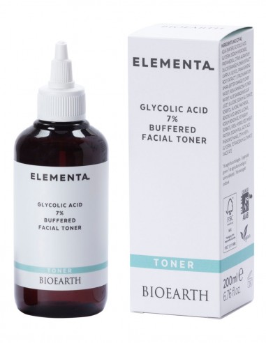 Lotiune tonica cu acid glicolic 7%, 200ml – Elementa Bioearth