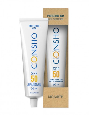 Crema solara SPF 50 cu filtre minerale, 100ml – Consho Bioearth