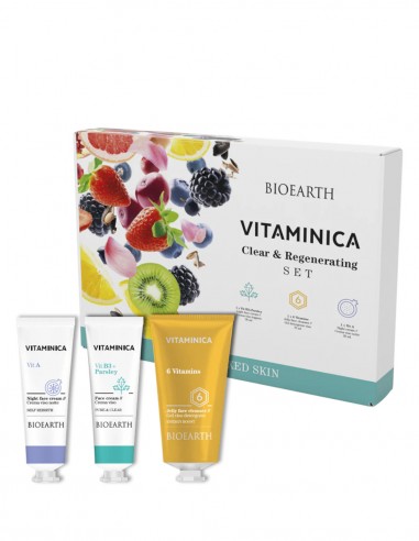 Set cosmetice ten mixt, impur Clear & Regenerating Vitaminica - Bioearth