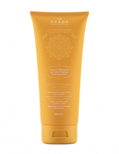 Masca de par revitalizare culoare par blond, 200ml – Hyalurvedic Gyada