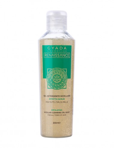 Gel curatare fata exfoliant, toate tipurile de piele, 200ml - Gyada Cosmetics