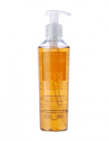 Gel curatare fata antirid pentru pielea uscata, matura, 200ml - Gyada Cosmetics